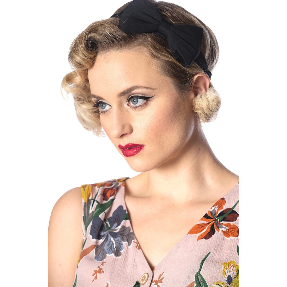 Dancing Days - Dionne Bow Haarband - Zwart